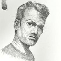 My project in Artistic Portrait Drawing: Capture Authentic Expressions course. Un projet de Illustration traditionnelle, Beaux Arts, Esquisse , Dessin au cra, on, Dessin, Dessin de portrait, Dessin réaliste, Dessin artistique , et Dessin anatomique de robyn2022 - 31.12.2021