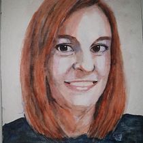 Mon projet du cours : Portrait artistique à l’aquarelle. Fine Arts, Painting, Watercolor Painting, and Portrait Drawing project by Julien Fant - 01.28.2022