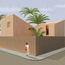 Mi Proyecto del curso: Representación gráfica de proyectos arquitectónicos. Un projet de Architecture, Design graphique, Architecture d'intérieur, Design d'intérieur, Pa, sagisme, Collage, Architecture numérique et Illustration architecturale de Celeste Daniela Gómez Hernández - 23.01.2022