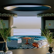 Mi Proyecto del curso: ArchViz de interiores: crea diseños 3D surrealistas con Blender. Un projet de Architecture, Architecture d'intérieur, Architecture numérique , et ArchVIZ de Magaly Blan - 29.01.2022