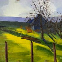 Mein Kursprojekt: Pleinairmalerei in Öl für Anfänger: Malen unter freiem Himmel. Un progetto di Belle arti, Pittura e Pittura ad olio di Birthe Ostermann - 30.01.2022
