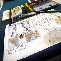 Mi Proyecto del curso: Cuaderno de viaje en acuarela. Traditional illustration, Watercolor Painting, Architectural Illustration, and Sketchbook project by Williams Aguilera - 01.30.2022