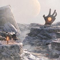 Unknown Land. 3D, Ilustração digital, e 3D Design projeto de Jaime Giraldo - 29.01.2022