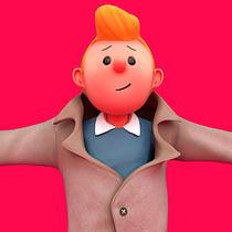 Meu projeto do curso: Criação de personagens: do 2D ao 3D Ein Projekt aus dem Bereich 3D, Design von Figuren, Design von 3-D-Figuren und 3-D-Design von Renyer Santos - 30.01.2022