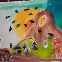 My project in Introduction to Children’s Illustration course. Traditional illustration, Fine Arts, Painting, Pencil Drawing, Drawing, Watercolor Painting, Children's Illustration, and Narrative project by Adél Tóth - 01.30.2022