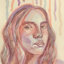 Meu projeto do curso: Retrato artístico em aquarela. Fine Arts, Painting, Watercolor Painting, and Portrait Drawing project by Rannya Chaves - 01.29.2022