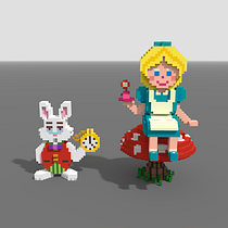 Mi Proyecto del curso: Introducción al voxel art para el diseño de personajes. 3D, Character Design, 3D Animation, 3D Modeling, and 3D Character Design project by Isra Ayad - 01.05.2022