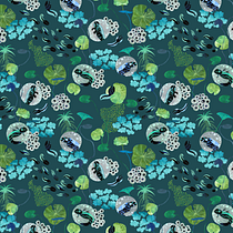 My project in Digital Pattern Illustration Inspired by Flora and Fauna course. Un progetto di Illustrazione tradizionale, Pattern design, Disegno, Illustrazione digitale e Illustrazione botanica di Erin Johnson - 31.01.2022