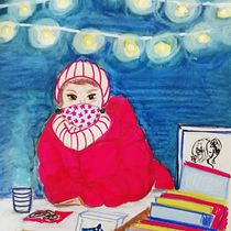 Il mio progetto del corso: Sketchbook per esplorare il tuo stile di disegno. Traditional illustration, Sketching, Creativit, Drawing, Watercolor Painting, Sketchbook, and Gouache Painting project by dea_valkanova - 01.31.2022
