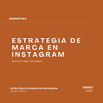 Mi Proyecto del curso: Estrategia de marca en Instagram. Social Media, Digital Marketing, Mobile Marketing, Instagram, Communication, Instagram Marketing, Br, and Strateg project by Teté Durán - 01.31.2022