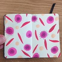 Mi Proyecto del curso: Patrones botánicos en sketchbook: conquista la página en blanco. Ilustração tradicional, Pattern Design, Ilustração botânica, e Sketchbook projeto de Marcela - 10.03.2022