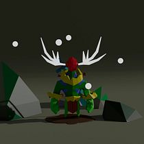 Meu projeto do curso: Modelagem de personagens low poly para videogames Ein Projekt aus dem Bereich 3D, 3-D-Modellierung, Videospiele, Design von 3-D-Figuren und Design für Videospiele von matheus.emanuel.nascimento - 29.01.2022