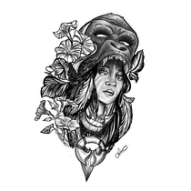 Meu projeto do curso: Desenho e ilustração digital de tatuagens com o Procreate. Traditional illustration, Graphic Design, Digital Illustration, Tattoo Design, and Digital Drawing project by Íu Nunes - 01.31.2021