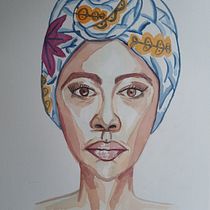 Mój projekt z kursu: Portret artystyczny akwarelami. Fine Arts, Painting, Watercolor Painting, and Portrait Drawing project by Natalia Sieradzińska - 01.31.2022