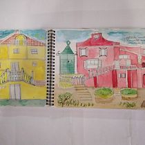 USCuraçao: Express Your World in a New Perspective course. Un projet de Illustration traditionnelle, Esquisse , Dessin, Aquarelle, Illustration architecturale , et Carnet de croquis de Dorothea Mila - 31.01.2022