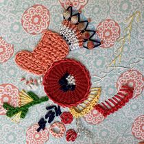 Mon projet du cours : Techniques avancées de broderie : points et compositions en volume. Bordado, e Design têxtil projeto de Julie - 31.01.2022