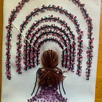 Il mio progetto del corso: Tecniche di ricamo per creare acconciature con volume. Een project van Ontwerp van accessoires, Kostuumontwerp, Borduurwerk, Kleurentheorie y Textielontwerp van Francesca TARRILLI - 31.01.2022