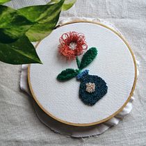 Mi Proyecto del curso: Introducción al bordado con aguja mágica. Embroider, Punch Needle, and Textile Design project by Yahir Burgos-Solís (Antronauta) - 01.31.2022