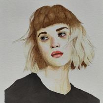 Mi Proyecto del curso: Retrato en acuarela a partir de una fotografía. Traditional illustration, Watercolor Painting, and Portrait Drawing project by soycalero - 12.01.2021