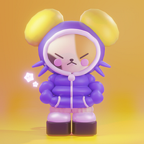 My project in Kawaii Character Creation in 3D with Blender  course Ein Projekt aus dem Bereich Traditionelle Illustration, Design von Figuren, Digitale Illustration, 3-D-Modellierung und Manga von gemcite - 29.01.2022