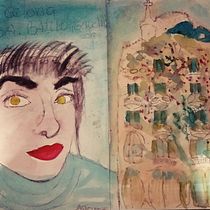 Meu projeto do curso: Sketching artístico em aquarela: ouse expressar suas ideias. Traditional illustration, Sketching, Creativit, Drawing, Watercolor Painting, and Sketchbook project by Camila Reis - 01.31.2022