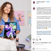 Mi Proyecto del curso: Creación de personajes femeninos estilo cartoon con Procreate. Un projet de Illustration traditionnelle, Illustration numérique , et Dessin numérique de Laura Rebaza - 29.01.2022