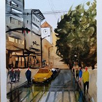 Mi Proyecto del curso: Paisajes urbanos en acuarela. Un progetto di Belle arti, Pittura ad acquerello e Illustrazione architettonica di Alberto García Cervantes - 01.02.2022