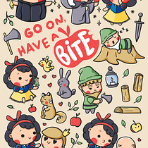 Meu projeto do curso: Ilustração de uma história com estilo kawaii. Traditional illustration, Character Design, Digital Illustration, and Manga project by moreira_laura - 02.01.2022