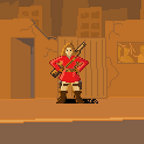 La última heroína.. Un progetto di Character design, Videogiochi, Pixel art e Progettazione di videogiochi di Wilfred Viña - 01.02.2022
