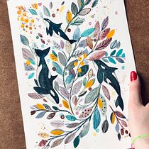 My project in Artistic Floral Watercolor: Connect with Nature course. Ilustração tradicional, Pintura, Pintura em aquarela e Ilustração botânica projeto de Galina Romanova - 01.02.2022