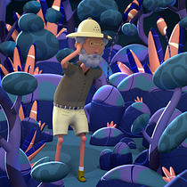 Mijn project van de cursus: Cinema 4D: blaas je 3d-popillustratie leven in Ein Projekt aus dem Bereich Traditionelle Illustration, 3D, Digitale Illustration und 3-D-Modellierung von sander_6 - 01.02.2022