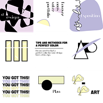 Mon projet du cours : Initiation au graphisme. Un progetto di Design, Br, ing, Br, identit, Graphic design, Tipografia, Design tipografico e Direzione artistica di Myriam Mountassir - 01.02.2022