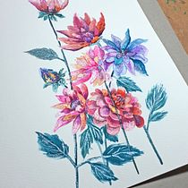 My project in Creation of Color Palettes with Watercolor course. Un progetto di Illustrazione tradizionale, Belle arti, Pittura, Pittura ad acquerello e Teoria del colore di Marta Jasińska - 01.02.2022