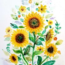 Mi Proyecto del curso: Acuarela floral: conecta con la naturaleza. Un progetto di Illustrazione tradizionale, Pittura, Pittura ad acquerello e Illustrazione botanica di María Belén Barcas Bonicalzi - 01.02.2022