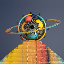 Mi Proyecto del curso: Diseño 3D para Instagram con Cinema 4D. 3D, Modelagem 3D, e 3D Design projeto de Julenny Ortega - 28.01.2022