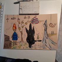 Pinocchio . Traditional illustration, Stor, and telling project by oriani_monica - 02.01.2022