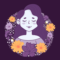 Mi Proyecto del curso: Retrato ilustrado con elementos botánicos. Un progetto di Illustrazione tradizionale, Illustrazione digitale, Illustrazione botanica e Disegno digitale di Nathalie Soto Arias - 01.02.2022