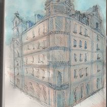Mi Proyecto del curso: Dibujo arquitectónico con acuarela y tinta. Sketching, Drawing, Watercolor Painting, Architectural Illustration, Sketchbook & Ink Illustration project by Sara Ruíz - 02.01.2022