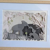 Mon projet du cours : Papercut : créez des scènes en papier pleines de profondeur. Ilustração tradicional, Artesanato, Design editorial, Papercraft, Stor, telling, Encadernação, Ilustração infantil, e DIY projeto de Elisa Wright - 01.02.2022