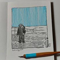 Mein Kursprojekt: Tagebuch illustrieren: Fülle dein Skizzenbuch mit Erlebnissen. Traditional illustration, Sketching, Drawing, Sketchbook & Ink Illustration project by Jens Landefeld - 02.02.2022