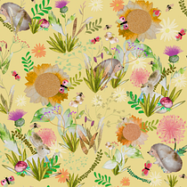 Mon projet du cours : Illustration numérique de motifs inspirés de la faune et la flore. Un progetto di Illustrazione tradizionale, Pattern design, Disegno, Illustrazione digitale e Illustrazione botanica di Barbara Tisserand - 02.02.2022