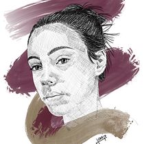 Mi Proyecto del curso: Retrato moderno con Procreate: estiliza a tu protagonista. Ilustração tradicional, Ilustração digital, e Desenho digital projeto de juanjoplage - 02.02.2022