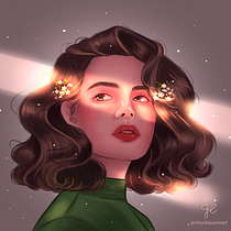 Meu projeto do curso: Iluminação e cor para retratos digitais no Photoshop. Traditional illustration, Digital Illustration, and Digital Painting project by gabrielasilvacardoso - 02.02.2022