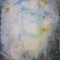 Céu  infinito. Un progetto di Illustrazione tradizionale, Belle arti, Pittura e Pittura ad acquerello di Antonieta Pavanelo - 29.01.2022