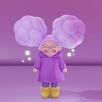 Meu projeto do curso: Criação de personagens Kawaii em 3D com Blender Ein Projekt aus dem Bereich Design von Figuren, 3-D-Modellierung, 3D und 3-D-Animation von Andressa Dias - 03.02.2022