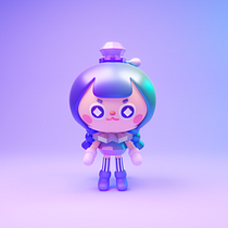 My project in Kawaii Character Creation in 3D with Blender  course Ein Projekt aus dem Bereich Traditionelle Illustration, Design von Figuren, Digitale Illustration, 3-D-Modellierung und Manga von rawan13 - 26.01.2022