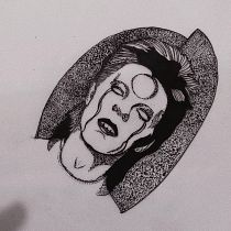 Meu projeto do curso: Desenho de tatuagem blackwork. Un projet de Illustration traditionnelle, Illustration numérique , et Conception de tatouage de Joshua Lima - 02.02.2022