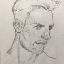 Meu projeto do curso: Caderno de retratos: explore o rosto humano. Un proyecto de Bocetado, Dibujo, Dibujo de Retrato, Dibujo artístico y Sketchbook de patnamaste - 03.02.2022