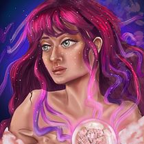 My project in Digital Fantasy Portraits with Photoshop course. Traditional illustration, Drawing, Digital Illustration, Portrait Drawing, Digital Drawing, and Digital Painting project by Camila Alcérreca Cuevas - 02.04.2022