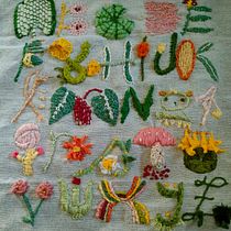 My project in Introduction to Raised Embroidery course. Projekt z dziedziny  Haft, Wzornictwo tekst i liów użytkownika tamarlip - 04.02.2022